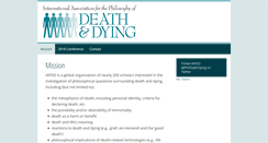 Desktop Screenshot of philosophyofdeath.org